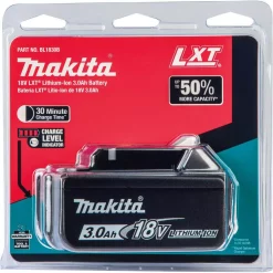 Power Tool Batteries Makita 18-Volt LXT Lithium-Ion High Capacity Battery Pack 3.0Ah With Fuel Gauge 17 Power Tool Batteries Makita 18-Volt LXT Lithium-Ion High Capacity Battery Pack 3.0Ah With Fuel Gauge -Deals Power Tool Accessories Store makita power tool batteries bl1830b fa 1000