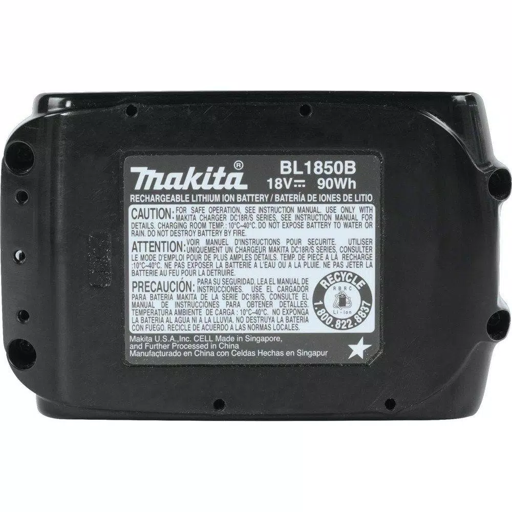 Power Tool Batteries Makita 18-Volt LXT Lithium-Ion High Capacity Battery Pack 5.0Ah With Fuel Gauge 7 Power Tool Batteries Makita 18-Volt LXT Lithium-Ion High Capacity Battery Pack 5.0Ah With Fuel Gauge - Image 5
