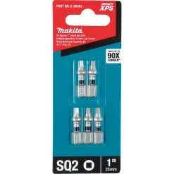 Drill Bits Makita Impact XPS #2 Square 1 In. Insert Bit (5-Pack) -Deals Power Tool Accessories Store makita screwdriver bits e 00583 4f 1000