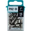 Drill Bits Makita Impact XPS #2 Phillips 1 In. Insert Bit (15-Pack) -Deals Power Tool Accessories Store makita screwdriver bits e 00664 64 1000