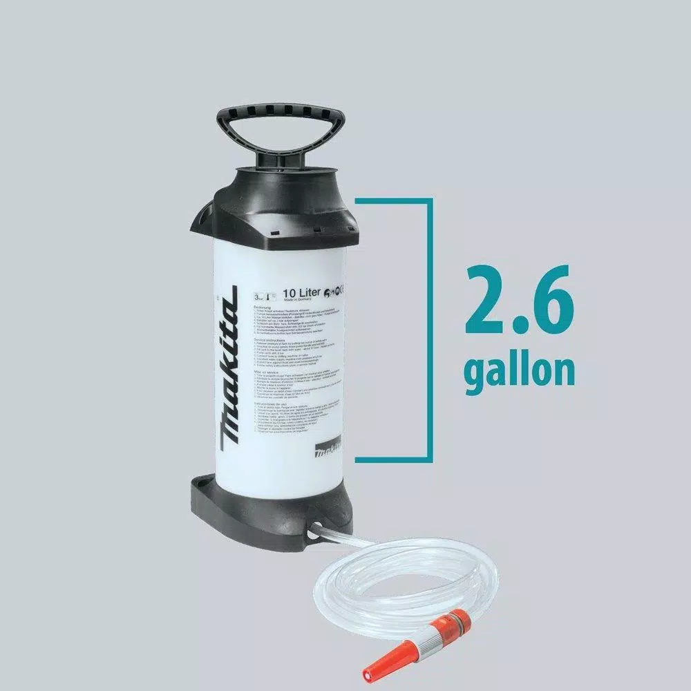 Specialty Power Tool Accessories Makita 2.6 Gal. Pressurized Water Tank 13 Specialty Power Tool Accessories Makita 2.6 Gal. Pressurized Water Tank - Image 11