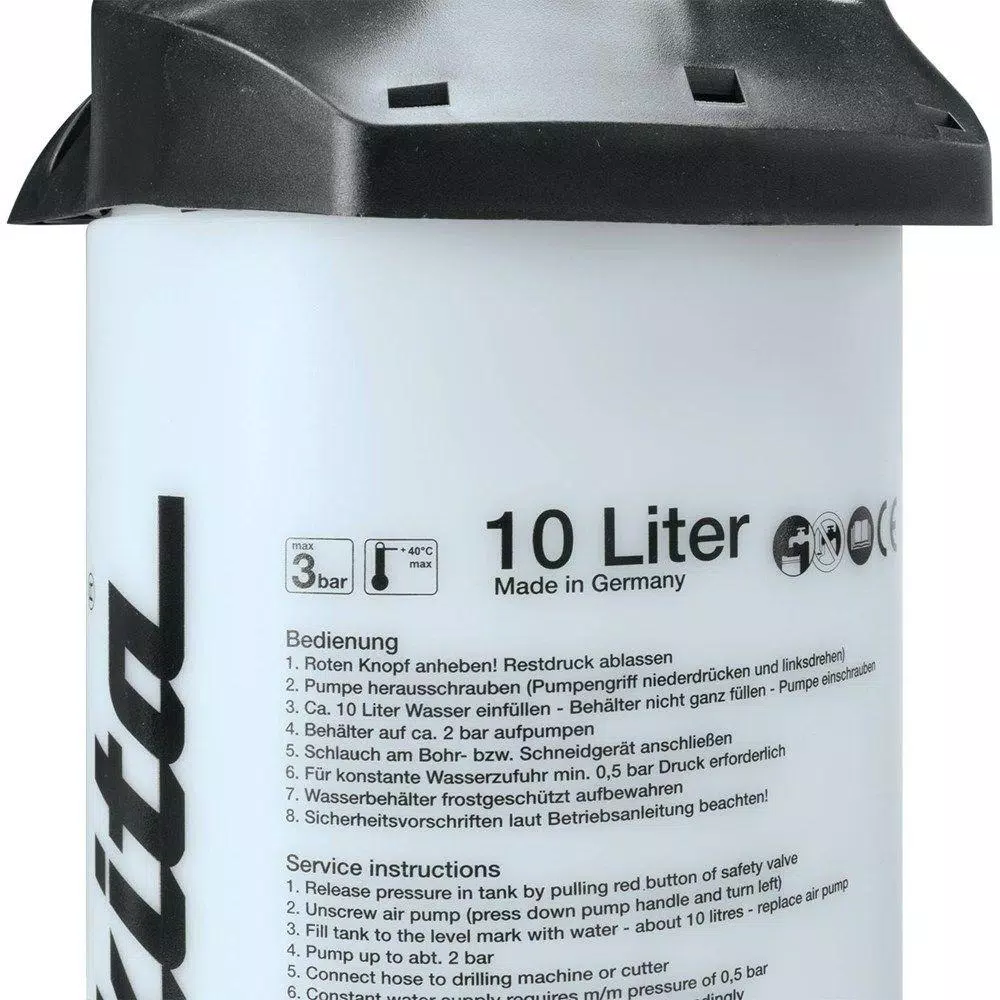 Specialty Power Tool Accessories Makita 2.6 Gal. Pressurized Water Tank 4 Specialty Power Tool Accessories Makita 2.6 Gal. Pressurized Water Tank - Image 2