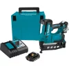 Fastening Tools Makita 2-1/2 In. 18-Volt 16-Gauge LXT Lithium-Ion Cordless Straight Finish Nailer Kit (2.0 Ah) 1 Fastening Tools Makita 2-1/2 In. 18-Volt 16-Gauge LXT Lithium-Ion Cordless Straight Finish Nailer Kit (2.0 Ah) -Deals Power Tool Accessories Store makita staple guns xnb02rj 64 1000