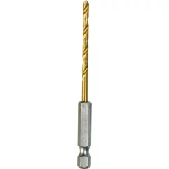 Drill Bits Makita 1/8 In. Titanium Coated Drill Bit And 1/4 In. Hex Shank