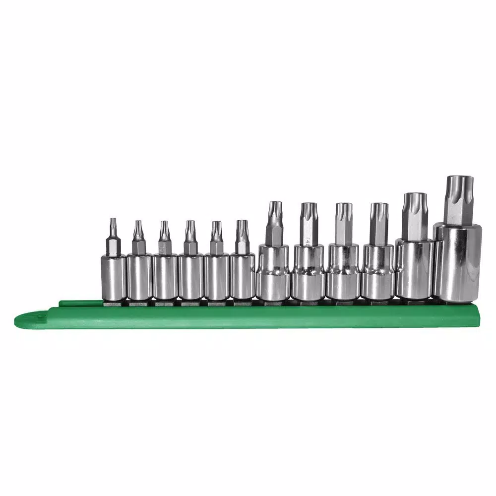 Screwdrivers & Nut Drivers Mayhew Torx Socket Bit Set (12-Piece) 3 Screwdrivers & Nut Drivers Mayhew Torx Socket Bit Set (12-Piece)