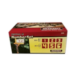 Woodworking Tool Accessories Milescraft 1.5 In. And 2.5 In. Vertical Number Template Set (40-Piece) -Deals Power Tool Accessories Store milescraft router guides 2203 c3 1000