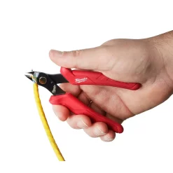 Pliers Milwaukee 4.75 In. Mini Flush Cutters -Deals Power Tool Accessories Store milwaukee all trades cutting pliers 48 22 6105 77 1000