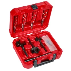 Drill Bits Milwaukee Selfeed High-Speed Steel Wood Boring Bit Set (7-Piece)