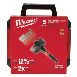 Drill Bits Milwaukee SWITCHBLADE Plumbers Selfeed Bits Set (5-Piece) -Deals Power Tool Accessories Store milwaukee auger bits 49 22 5100 a0 1000