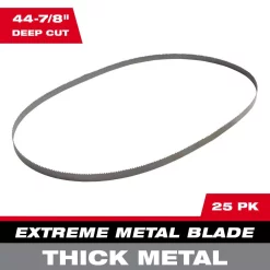 Saw Blades Milwaukee 44-7/8 In. 8/10 TPI Metal Deep Cut Portable Extreme Band Saw Blade (25-Pack) 14 Saw Blades Milwaukee 44-7/8 In. 8/10 TPI Metal Deep Cut Portable Extreme Band Saw Blade (25-Pack) -Deals Power Tool Accessories Store milwaukee band saw blade 48 39 0605 66 1000