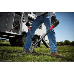 Cutting Tools Milwaukee 24 In. Bolt Cutter With 7/16 In. Max Cut Capacity W/ 14 In. Bolt Cutter With 5/16 In. Max Cut Capacity -Deals Power Tool Accessories Store milwaukee bolt cutters 48 22 4024 48 22 4014 4f 1000