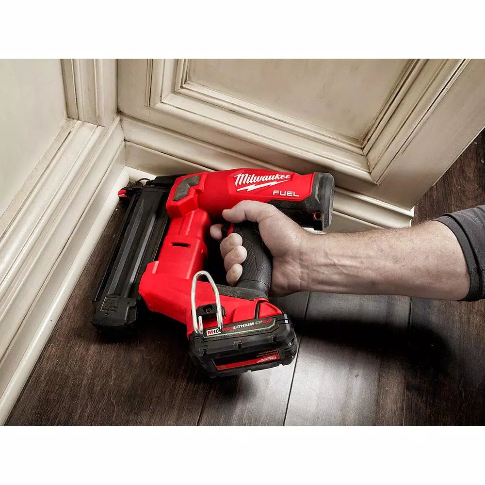 Nail Guns Milwaukee M18 FUEL 18-Volt Lithium-Ion Brushless Gen II 18-Gauge Cordless Brad Nailer/Jig SawithRouter Combo Kit (3-Tool) 17 Nail Guns Milwaukee M18 FUEL 18-Volt Lithium-Ion Brushless Gen II 18-Gauge Cordless Brad Nailer/Jig SawithRouter Combo Kit (3-Tool) - Image 15