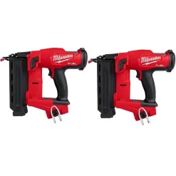 Nail Guns Milwaukee M18 FUEL 18-Volt Lithium-Ion Brushless Gen II 18-Gauge Cordless Brad Nailer (2-Tool)