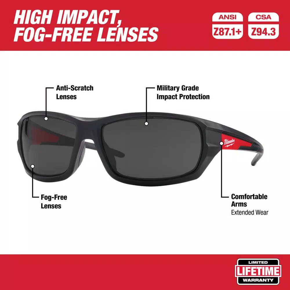 Nail Guns Milwaukee M18 FUEL 18-Volt 18-Gauge Lithium-Ion Brushless Cordless Gen II Brad Nailer And Tinted Performance Safety Glasses 6 Nail Guns Milwaukee M18 FUEL 18-Volt 18-Gauge Lithium-Ion Brushless Cordless Gen II Brad Nailer And Tinted Performance Safety Glasses - Image 4
