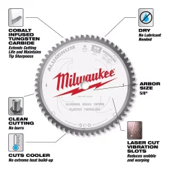 Saw Blades Milwaukee 8 In. X 58 Carbide Teeth Aluminum Cutting Circular Saw Blade -Deals Power Tool Accessories Store milwaukee circular saw blades 48 40 4345 40 1000
