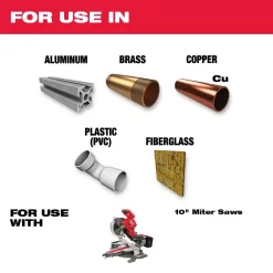 Saw Blades Milwaukee 10 In. X 72 Carbide Teeth Aluminum Cutting Circular Saw Blade 8 Saw Blades Milwaukee 10 In. X 72 Carbide Teeth Aluminum Cutting Circular Saw Blade -Deals Power Tool Accessories Store milwaukee circular saw blades 48 40 4360 e1 1000