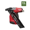 Nail Guns Milwaukee M18 FUEL 18-Volt Lithium-Ion Brushless Cordless 15-Gauge Angled Finish Nailer (Tool Only)