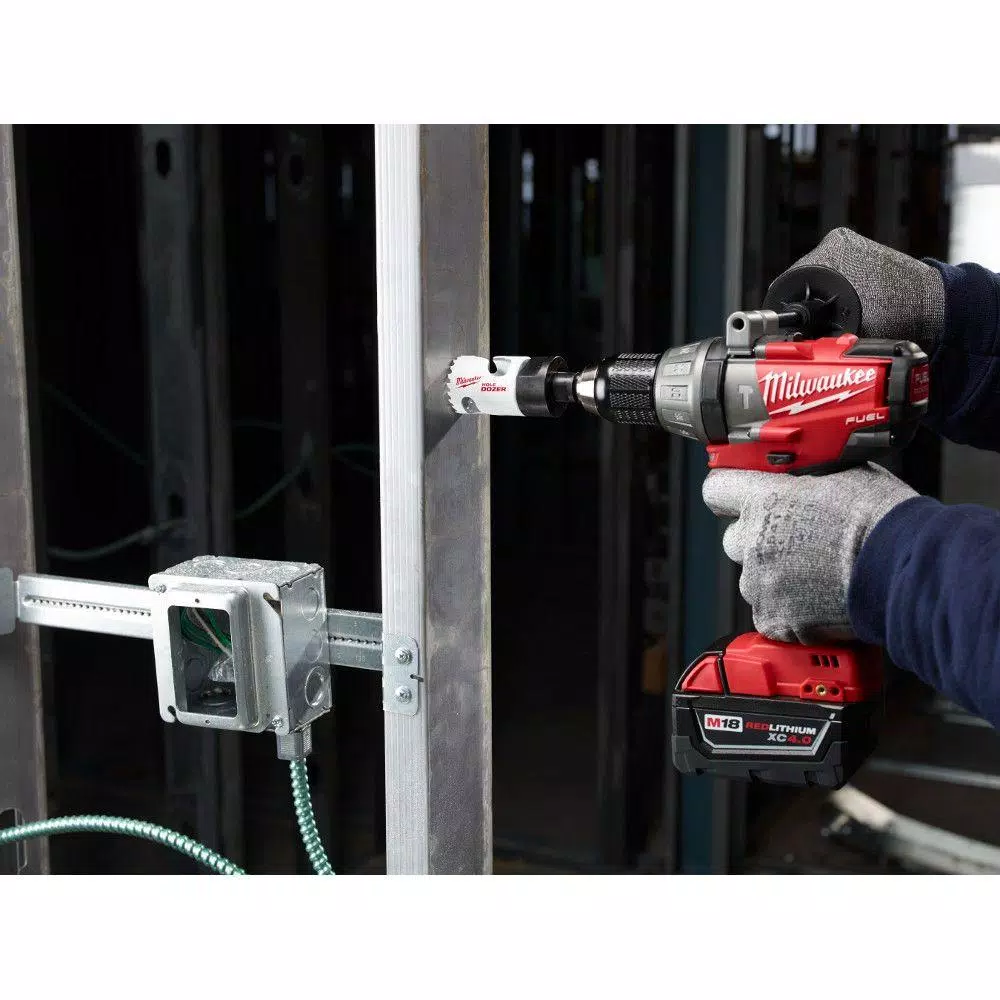 Drill Bits Milwaukee 15-Piece General-Purpose Hole Dozer Hole Saw Kit 8 Drill Bits Milwaukee 15-Piece General-Purpose Hole Dozer Hole Saw Kit - Image 6