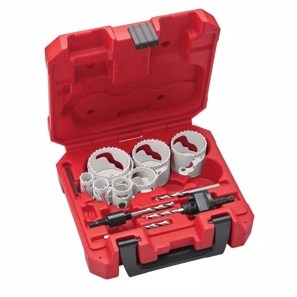 Drill Bits Milwaukee 15-Piece General-Purpose Hole Dozer Hole Saw Kit 3 Drill Bits Milwaukee 15-Piece General-Purpose Hole Dozer Hole Saw Kit