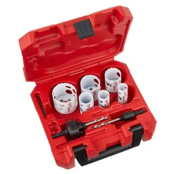 Drill Bits Milwaukee Hole Dozer Locksmith’s Bi-Metal Hole Saw Set (8-Piece)