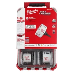 Drill Bits Milwaukee Hole Dozer Bi-Metal General Purpose Hole Saws, BIG HAWG Carbide Hole Saw And Driver Bit Set W/PACKOUT Cases (119-Piece) -Deals Power Tool Accessories Store milwaukee hole saws 49 22 5606 49 56 9295 48 32 4082 66 1000
