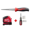 Hand Tool Sets Milwaukee 6 In. Fixed Jab Saw And 12 Ft. Compact Tape Measure And 13-in-1 Multi-Tip Cushion Grip Screwdriver Hand Tool Set 2 Hand Tool Sets Milwaukee 6 In. Fixed Jab Saw And 12 Ft. Compact Tape Measure And 13-in-1 Multi-Tip Cushion Grip Screwdriver Hand Tool Set -Deals Power Tool Accessories Store milwaukee home tool kits 48 22 0304 48 22 6612 48 22 2880 64 1000