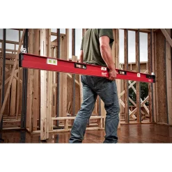 Measuring Tools Milwaukee 78 In. To 144 In. REDSTICK Expandable Box Level -Deals Power Tool Accessories Store milwaukee levels mlxp712 4f 1000
