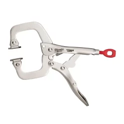 Pliers Milwaukee 6 In. Torque Lock Locking C-Clamp With Swivel Jaws -Deals Power Tool Accessories Store milwaukee locking pliers 48 22 3522 c3 1000
