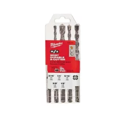 Drill Bits Milwaukee 2-Cutter SDS-Plus Carbide Hammer Drill Bit Set (5-Piece)