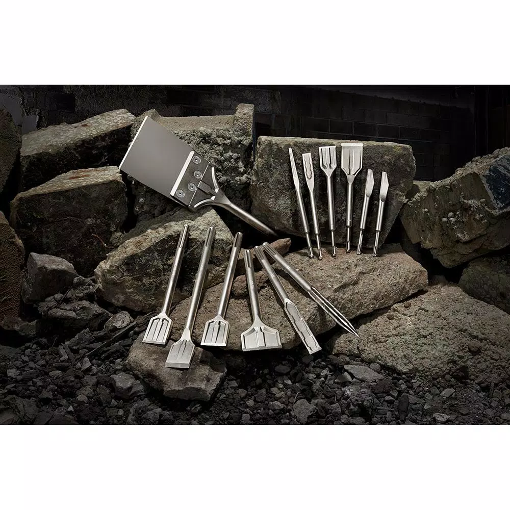 Drill Bits Milwaukee 10 In. SDS-Plus SLEDGE Steel Demo Bull Point Chisel 12 Drill Bits Milwaukee 10 In. SDS-Plus SLEDGE Steel Demo Bull Point Chisel - Image 10