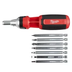 Screwdrivers & Nut Drivers Milwaukee 9-in-1 Square Drive Ratcheting Multi-Bit Screwdriver With 8-in-1 Compact Multi-Bit Screwdriver -Deals Power Tool Accessories Store milwaukee multi bit screwdrivers 48 22 2322 48 22 2130 c3 1000
