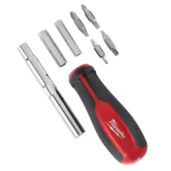 Screwdrivers & Nut Drivers Milwaukee 11-in-1 Multi-Tip Screwdriver With ECX Driver Bits -Deals Power Tool Accessories Store milwaukee multi bit screwdrivers 48 22 2760 66 1000