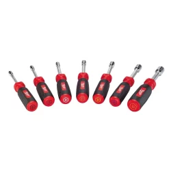 Screwdrivers & Nut Drivers Milwaukee Metric Hollow Shaft Nut Driver Set (7-Piece) -Deals Power Tool Accessories Store milwaukee nut driver sets 48 22 2417 66 1000