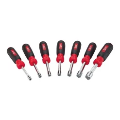 Screwdrivers & Nut Drivers Milwaukee Metric Hollow Shaft Nut Driver Set (7-Piece) -Deals Power Tool Accessories Store milwaukee nut driver sets 48 22 2417 c3 1000