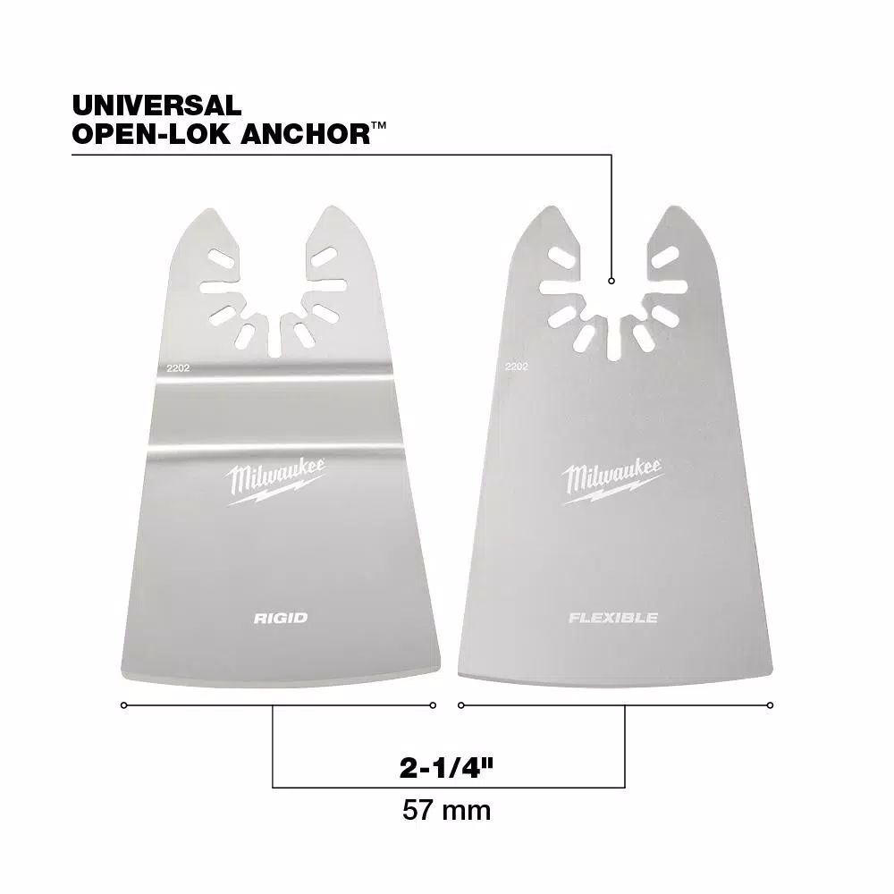 Oscillating Tool Attachments Milwaukee Oscillating Multi-Tool Blade Starter Kit With Specialty Sealant Removal & Scraper Blades (13-Piece) 7 Oscillating Tool Attachments Milwaukee Oscillating Multi-Tool Blade Starter Kit With Specialty Sealant Removal & Scraper Blades (13-Piece) - Image 5