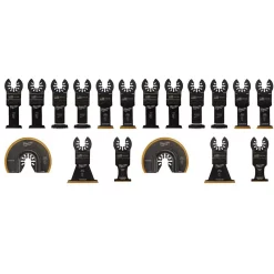 Oscillating Tool Attachments Milwaukee Oscillating Multi-Tool Blade Kit (18-Piece)