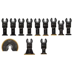 Oscillating Tool Attachments Milwaukee Oscillating Multi-Tool Blade Starter Kit (12-Piece)
