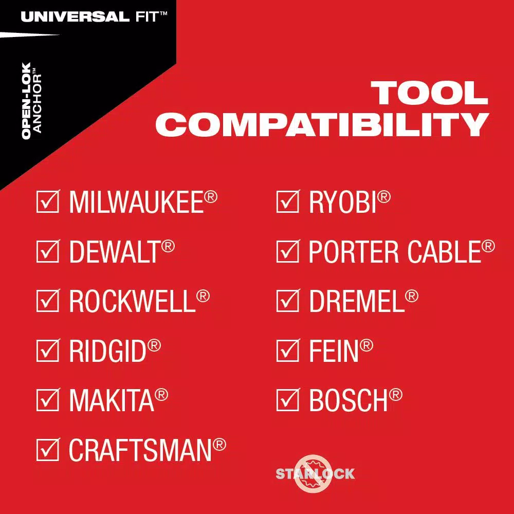 Oscillating Tool Attachments Milwaukee 2-1/2 In. High Carbon Steel Universal Fit Wood Cutting Oscillating Multi-Tool Blade (1-Pack) 6 Oscillating Tool Attachments Milwaukee 2-1/2 In. High Carbon Steel Universal Fit Wood Cutting Oscillating Multi-Tool Blade (1-Pack) - Image 4