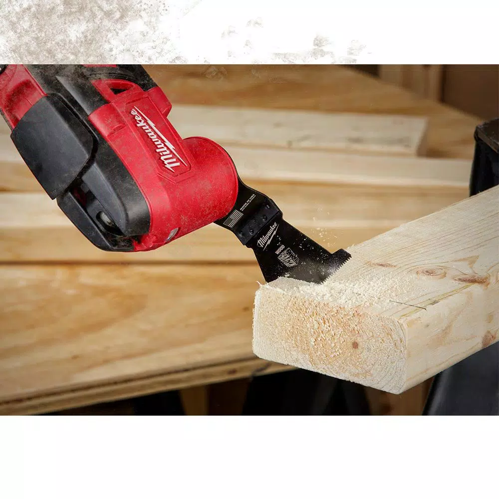 Oscillating Tool Attachments Milwaukee 2-1/2 In. High Carbon Steel Universal Fit Wood Cutting Oscillating Multi-Tool Blade (3-Pack) 9 Oscillating Tool Attachments Milwaukee 2-1/2 In. High Carbon Steel Universal Fit Wood Cutting Oscillating Multi-Tool Blade (3-Pack) - Image 7