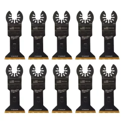 Oscillating Tool Attachments Milwaukee 1-3/4 In. Titanium Bi-Metal Universal Fit Metal Cutting Oscillating Multi-Tool Blade (10-Pack) -Deals Power Tool Accessories Store milwaukee oscillating tool attachments 49 25 1269 1d 1000