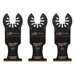 Oscillating Tool Attachments Milwaukee 1-3/8 In. Carbide Universal Fit Extreme Metal Cutting Oscillating Multi-Tool Blade (3-Pack) -Deals Power Tool Accessories Store milwaukee oscillating tool attachments 49 25 1503 c3 1000