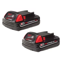Power Tool Batteries Milwaukee M18 18-Volt Lithium-Ion Compact Battery Pack 1.5Ah (6-Pack)