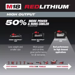 Power Tool Batteries Milwaukee M18 18-Volt Lithium-Ion High Output Battery Pack 12.0Ah W/ HIGH OUTPUT XC 8.0Ah Battery 15 Power Tool Batteries Milwaukee M18 18-Volt Lithium-Ion High Output Battery Pack 12.0Ah W/ HIGH OUTPUT XC 8.0Ah Battery -Deals Power Tool Accessories Store milwaukee power tool batteries 48 11 1812 48 11 1880 a0 1000