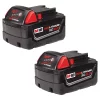 Power Tool Batteries Milwaukee M18 18-Volt Lithium-Ion XC Extended Capacity Battery Pack 3.0Ah (2-Pack) 1 Power Tool Batteries Milwaukee M18 18-Volt Lithium-Ion XC Extended Capacity Battery Pack 3.0Ah (2-Pack) -Deals Power Tool Accessories Store milwaukee power tool batteries 48 11 1822 64 1000