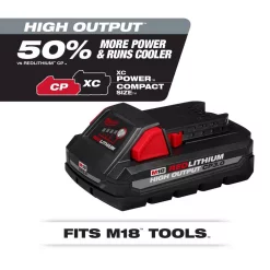 Power Tool Batteries Milwaukee M18 18-Volt Lithium-Ion HIGH OUTPUT CP 3.0 Ah Battery Pack 11 Power Tool Batteries Milwaukee M18 18-Volt Lithium-Ion HIGH OUTPUT CP 3.0 Ah Battery Pack -Deals Power Tool Accessories Store milwaukee power tool batteries 48 11 1835 e1 1000