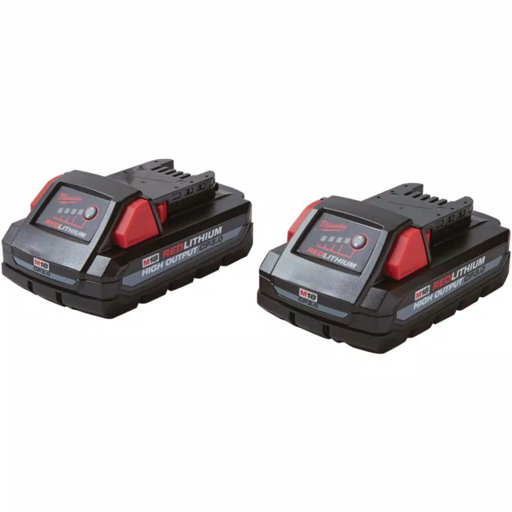 Power Tool Batteries Milwaukee M18 18-Volt Lithium-Ion HIGH OUTPUT CP 3.0 Ah Battery Pack (2-Pack) W/9 In. 5 TPI AX Carbide Reciprocating Saw Blade 7 Power Tool Batteries Milwaukee M18 18-Volt Lithium-Ion HIGH OUTPUT CP 3.0 Ah Battery Pack (2-Pack) W/9 In. 5 TPI AX Carbide Reciprocating Saw Blade - Image 5