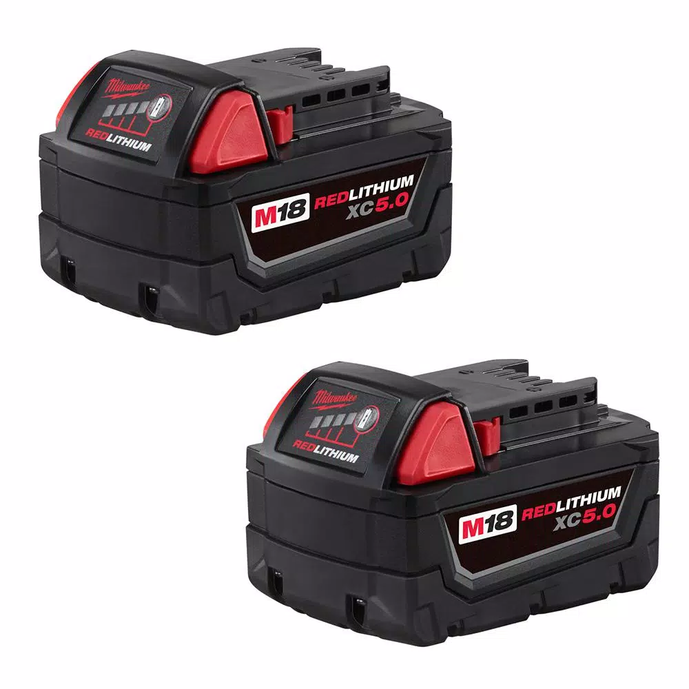 Power Tool Batteries Milwaukee M18 18-Volt Lithium-Ion XC Extended Capacity Battery Pack 5.0Ah (10-Pack) 6 Power Tool Batteries Milwaukee M18 18-Volt Lithium-Ion XC Extended Capacity Battery Pack 5.0Ah (10-Pack) - Image 4