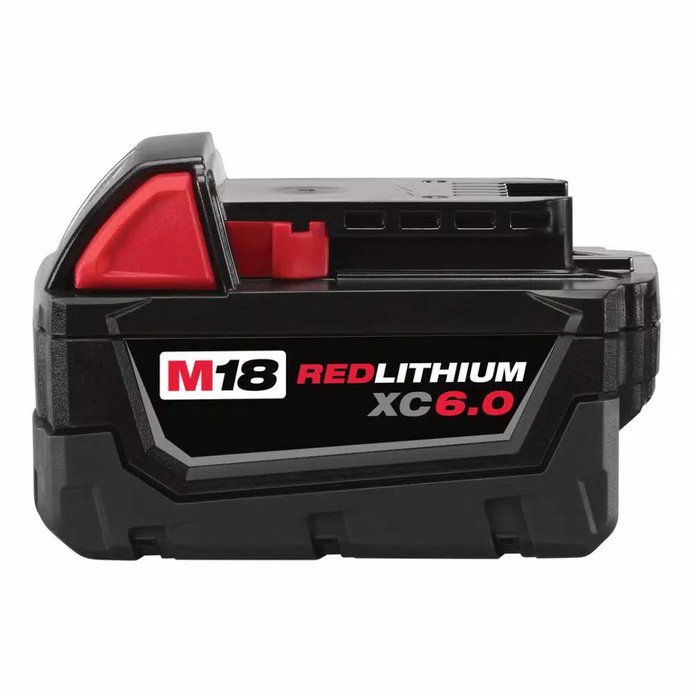 Power Tool Batteries Milwaukee M18 18-Volt Lithium-Ion XC 6.0 Ah Extended Capacity Battery Pack 3 Power Tool Batteries Milwaukee M18 18-Volt Lithium-Ion XC 6.0 Ah Extended Capacity Battery Pack