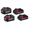 Power Tool Batteries Milwaukee M18 18-Volt Lithium-Ion High Output 6.0Ah And 3.0Ah Battery Pack (4-Pack) -Deals Power Tool Accessories Store milwaukee power tool batteries 48 11 1862 48 11 1837 64 1000
