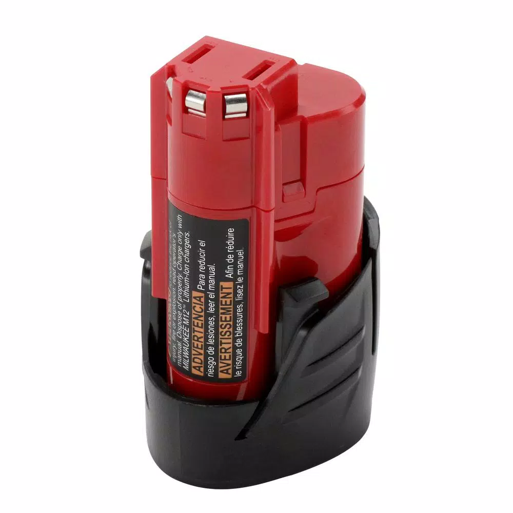 Power Tool Batteries Milwaukee M12 12-Volt Lithium-Ion Compact Battery Pack 1.5Ah (2-Pack) 5 Power Tool Batteries Milwaukee M12 12-Volt Lithium-Ion Compact Battery Pack 1.5Ah (2-Pack) - Image 3